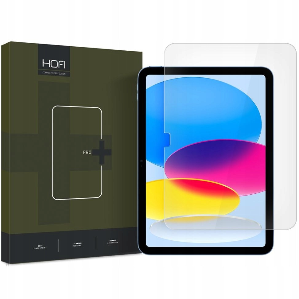 Set etui TechProtect SmartCase si sticla Hofi Glass Pro+ pentru iPad 10.9" 10/2022 si 11" 11/2025, Sky Blue, dimensiuni 245x176mm