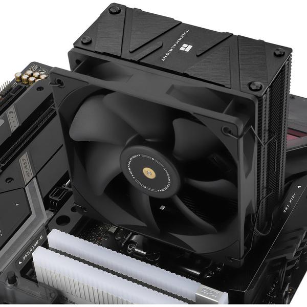 Cooler CPU Thermalright Assassin Spirit 120 EVO Dark, 120mm, 1850 rpm (Negru)