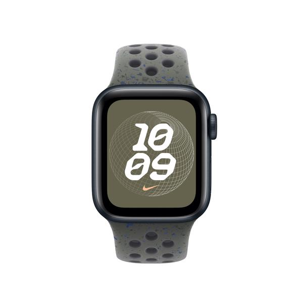 Curea Smartwatch Apple MYJY3ZM/A pentru Watch 42mm, Nike Sport Band, S/M (Khaki)