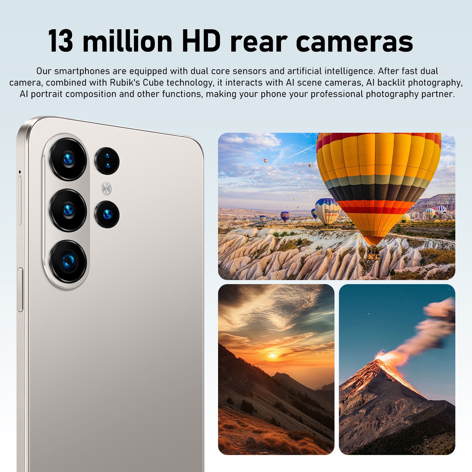 Telefon mobil 4G, 6.56 inch, 3GB RAM, 16GB ROM, gri, Dual SIM+microSD, Android 10.0