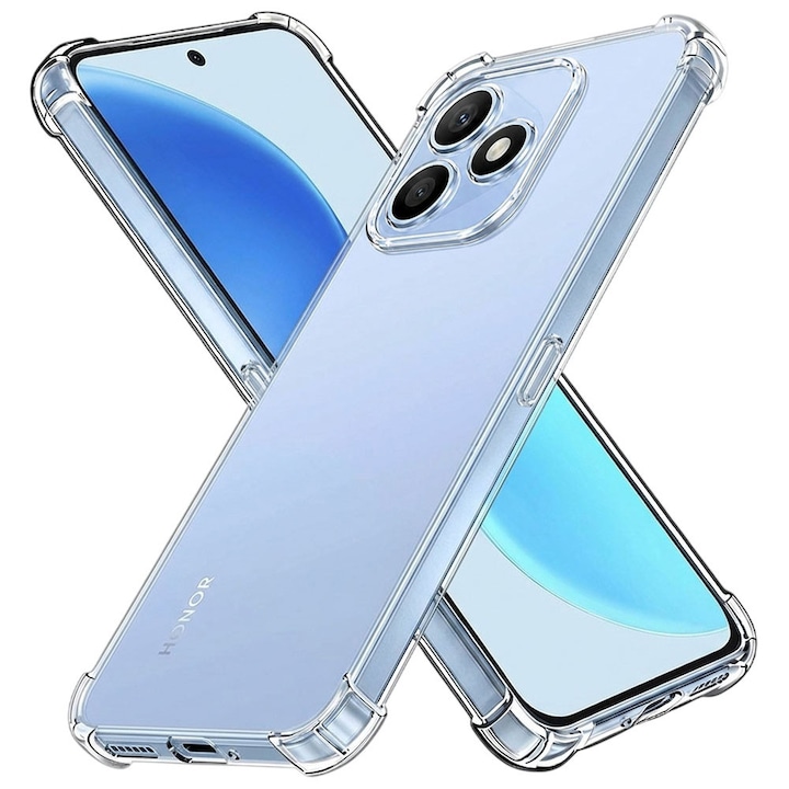 Techsuit - Shockproof Clear Silicone - Honor X8d - Clear