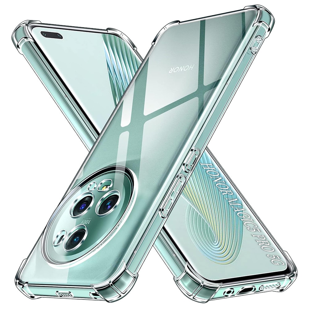 Husa pentru Honor Magic5 Pro - Techsuit Shockproof Clear Silicone - Clear