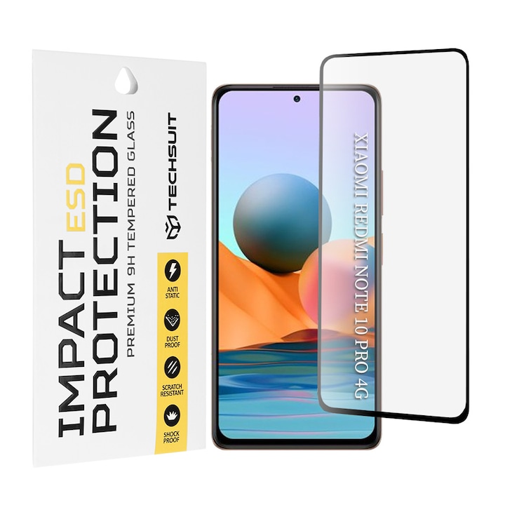 Folie telefon ESD Glass Xiaomi Redmi Note 10 Pro / Note 10 Pro Max Negru