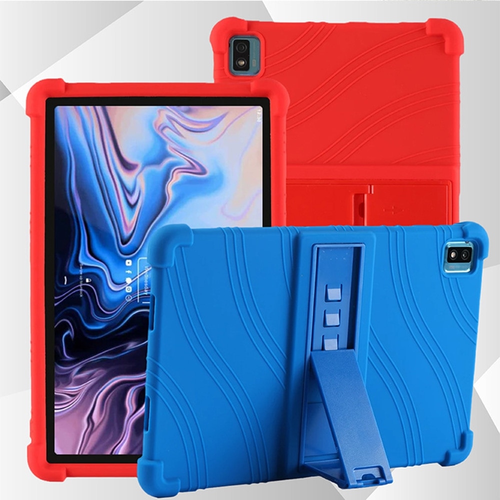 Husa tableta pentru TCL 10 Tab Max 10.36 inch, silicon, cu suport invizibil, Verde