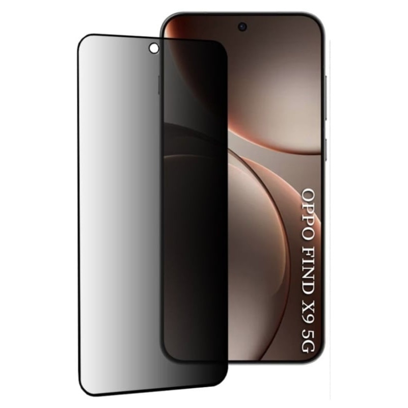 Folie pentru Oppo Find X9, Anti-spy Ultra HD, Protectie 9H, Montare Simpla, 111D, set cu sticker, Privacy