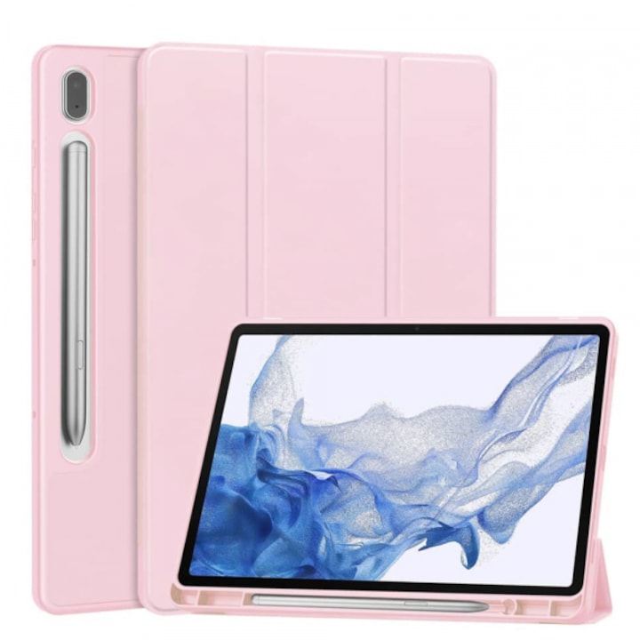Husa pentru Xiaomi Redmi Pad 2, Flex Trifold, Roz