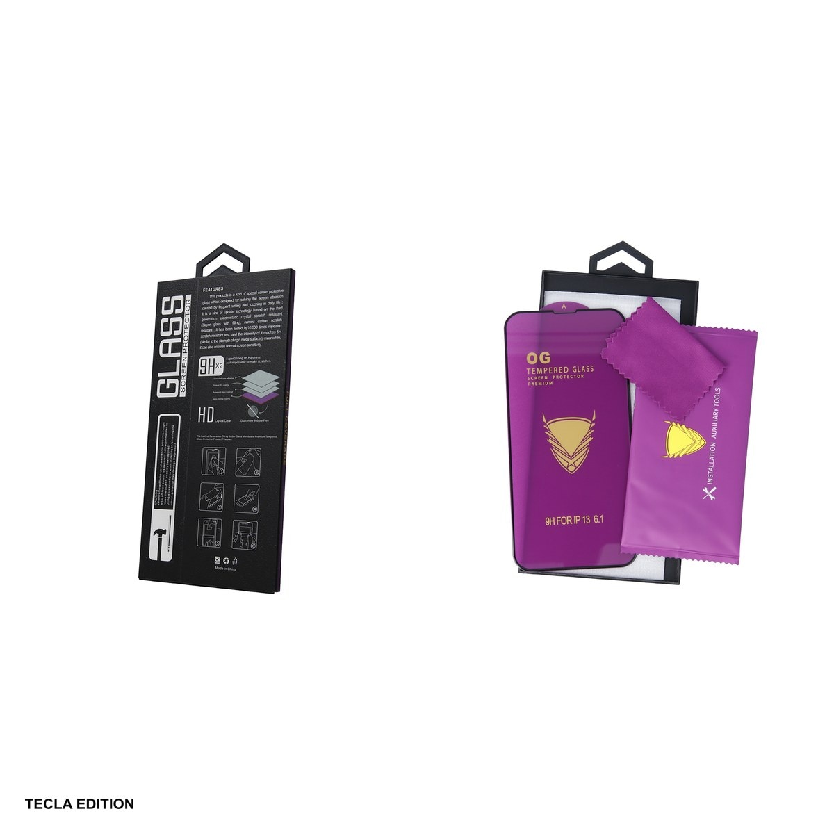Folie sticla temperata pentru Xiaomi Redmi Note 14 5G, 0.3 mm, 9H, Negru, OG Premium