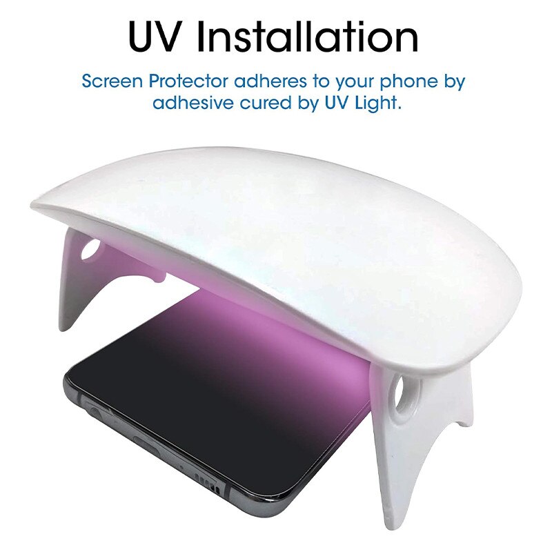 Folie protectie UV pentru Samsung Galaxy S26 Ultra, Optim Solution, Hidrogel cu Adeziv UV, Silicon Securizat, Kit complet, Include lampa si cablu tip C, Shock Absorbing, Long-Term Tested, Textura Sticla, Clear