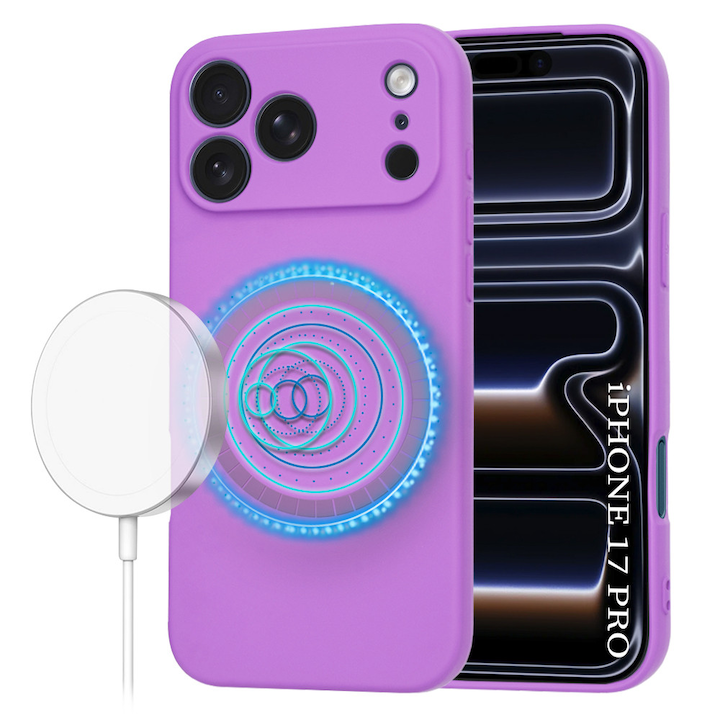 Husa pentru iPhone 17 Pro - Techsuit SoftFlex MagSafe - Purple