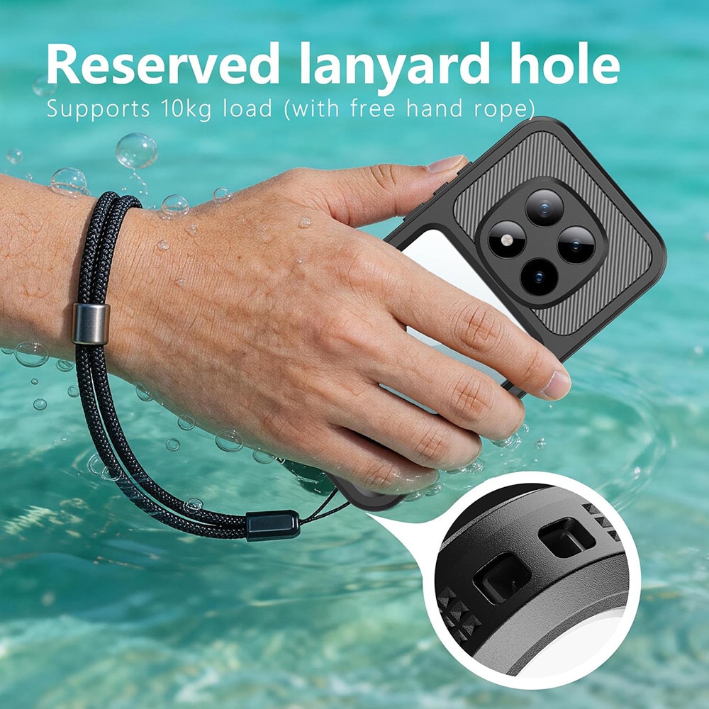 Husa pentru Xiaomi Redmi Note 15 Pro 5G - ShellBox Waterproof IP68 Case - Black