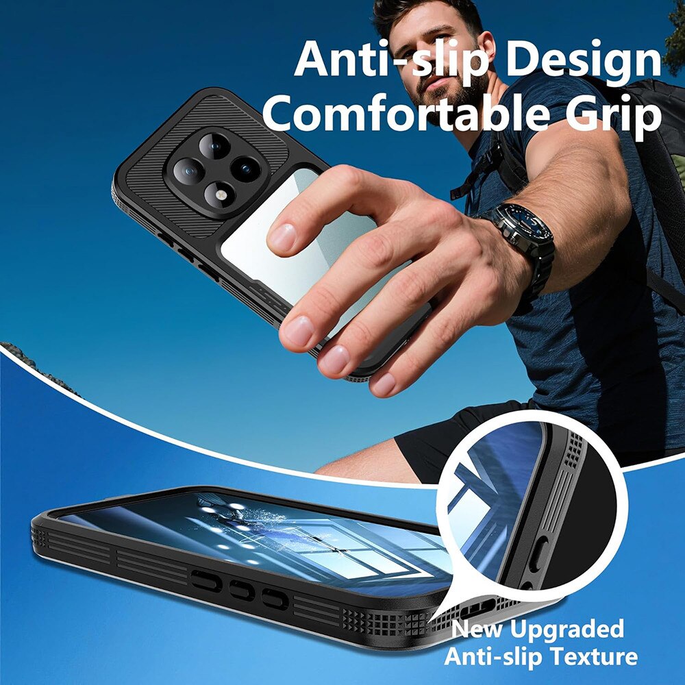 Husa pentru Xiaomi Redmi Note 15 Pro 5G - ShellBox Waterproof IP68 Case - Black