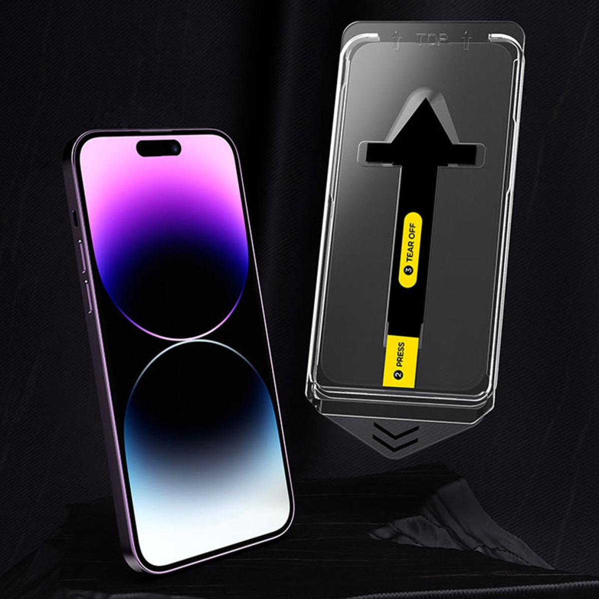 Folie de sticla securizata pryvate (anti-spy), Supero, compatibila iPhone 16 Pro Max, 2 bucati, 9H duritate, montaj cu rama aplicatoare, protectie impotriva zgarieturilor, compatibil Face ID, pachet cu accesoriu de instalare, transparent mat
