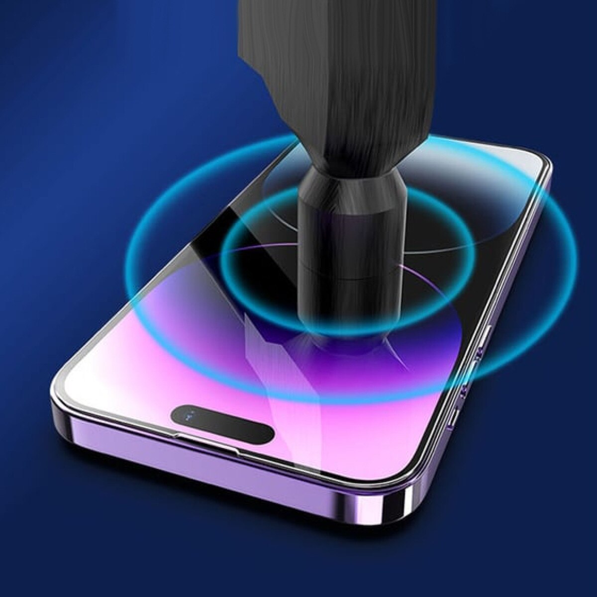 Folie de sticla securizata pryvate (anti-spy), Supero, compatibila iPhone 16 Pro Max, 2 bucati, 9H duritate, montaj cu rama aplicatoare, protectie impotriva zgarieturilor, compatibil Face ID, pachet cu accesoriu de instalare, transparent mat