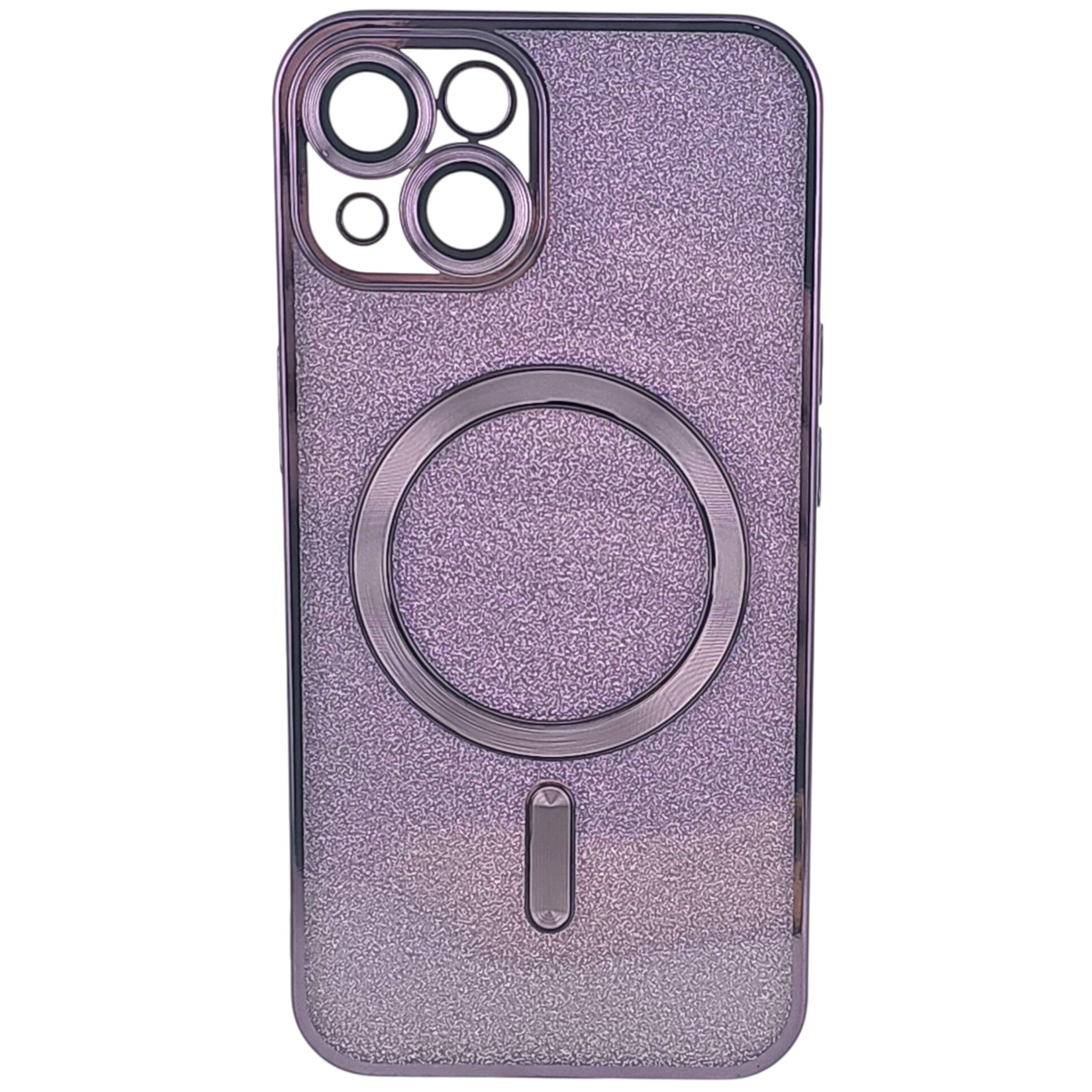 Husa de Protectie 2 in 1, Flippy, pentru Apple iPhone 14, Compatibila MagSafe, Magnetica, cu Protectie Lentila, din TPU, Mov