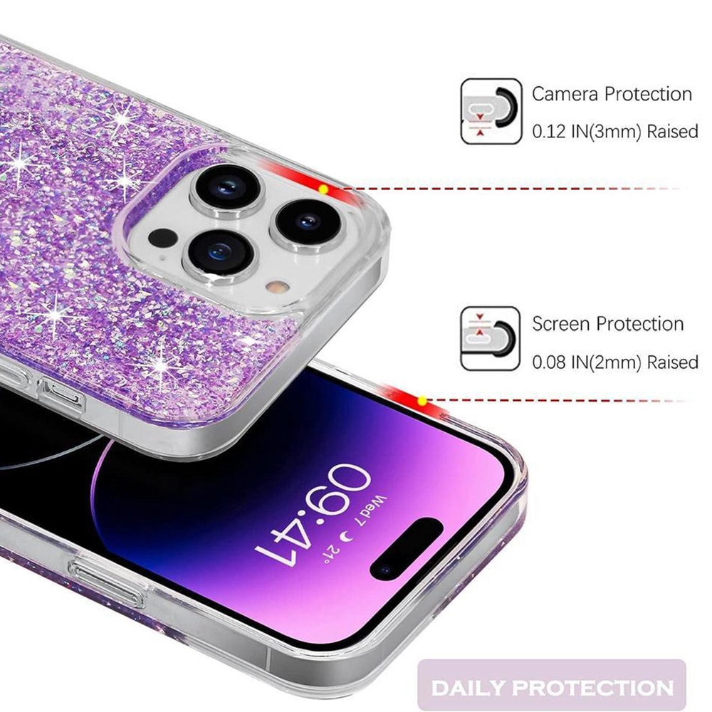 Husa Motorola Moto G14 - Techsuit Sparkly Glitter - Mov