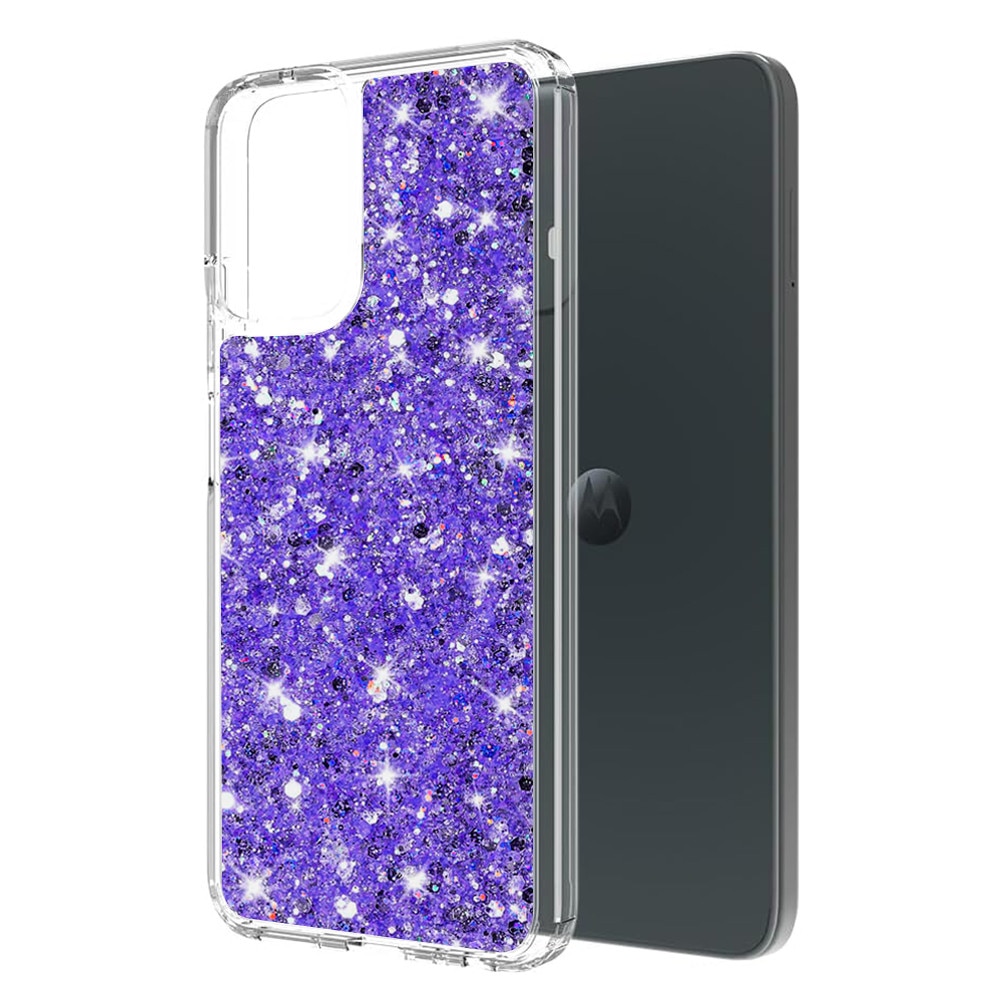 Husa Motorola Moto G14 - Techsuit Sparkly Glitter - Mov