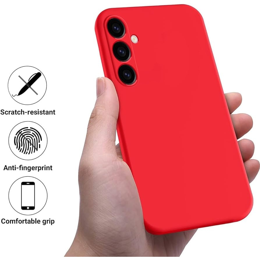 Husa Silicon pentru Samsung Galaxy S23 FE rosu