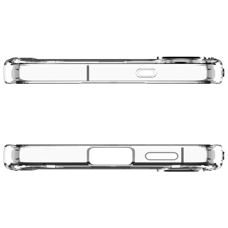 Carcasa Spigen Ultra Hybrid cu MagSafe compatibila cu Samsung Galaxy S25 FE, Clear White