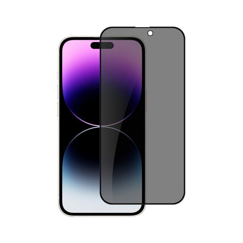 Folie Sticla Securizata Veason 6D Privacy Compatibila Cu iPhone 15 Plus, Full Glue, Case Friendly, Antispy