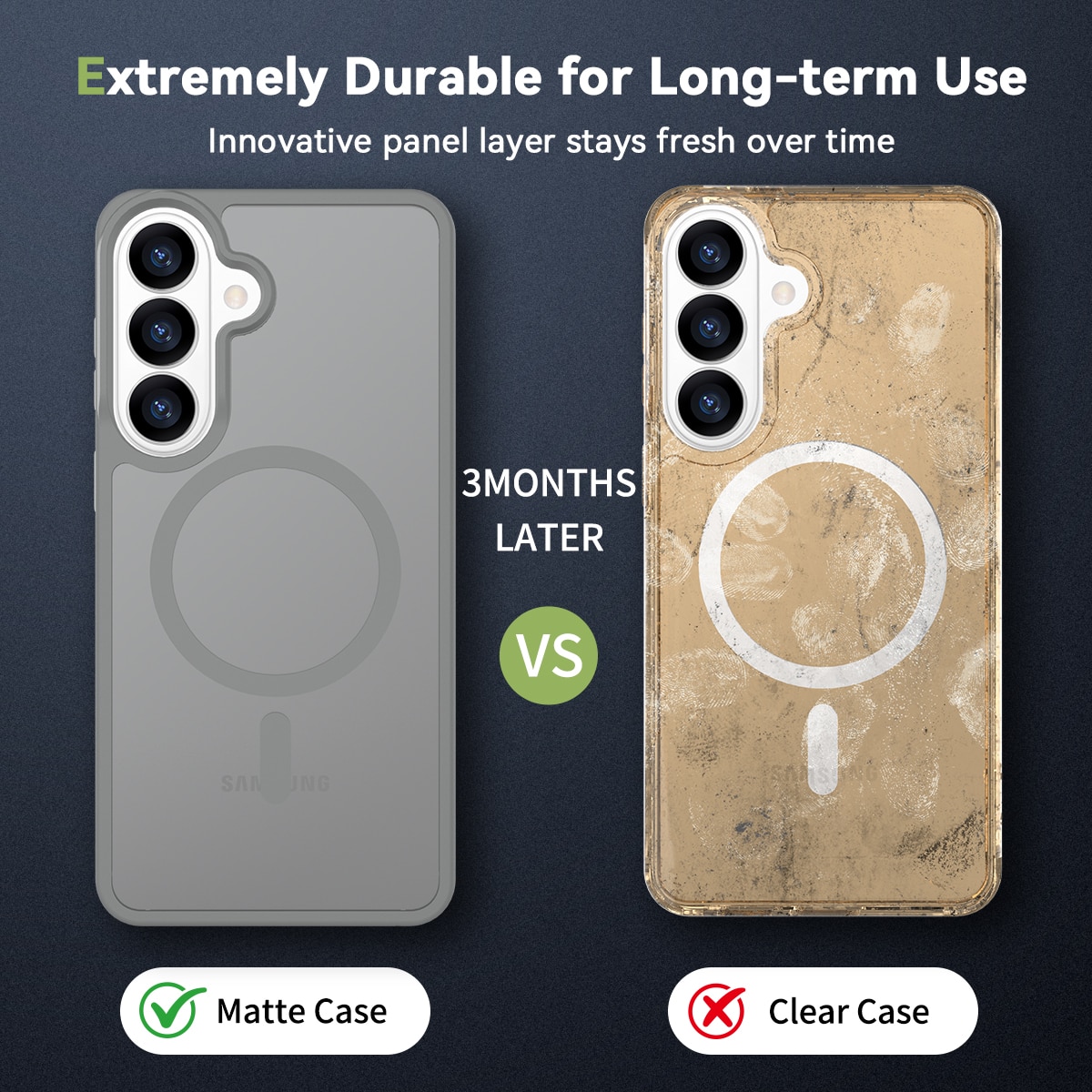 Husa de protectie pentru Samsung Galaxy S26 Plus, Omelivon, MagSafe, Incarcare Wireless, Antisoc, Margini Ridicate pentru Protectia Ecranului si a Camerelor, Materiale Premium, Gri inchis