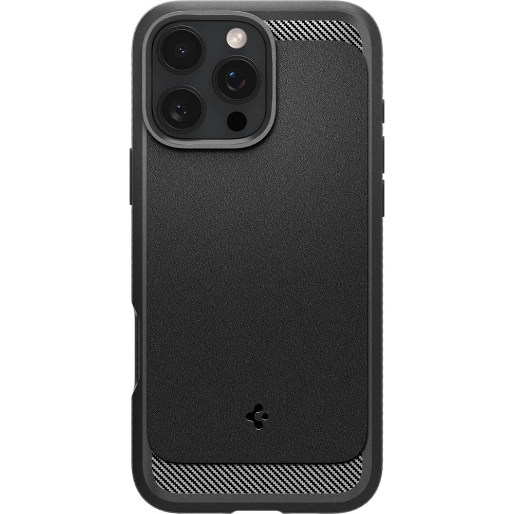 Husa Spigen Rugged Armor Mag pentru iPhone 16 Pro, Neagra