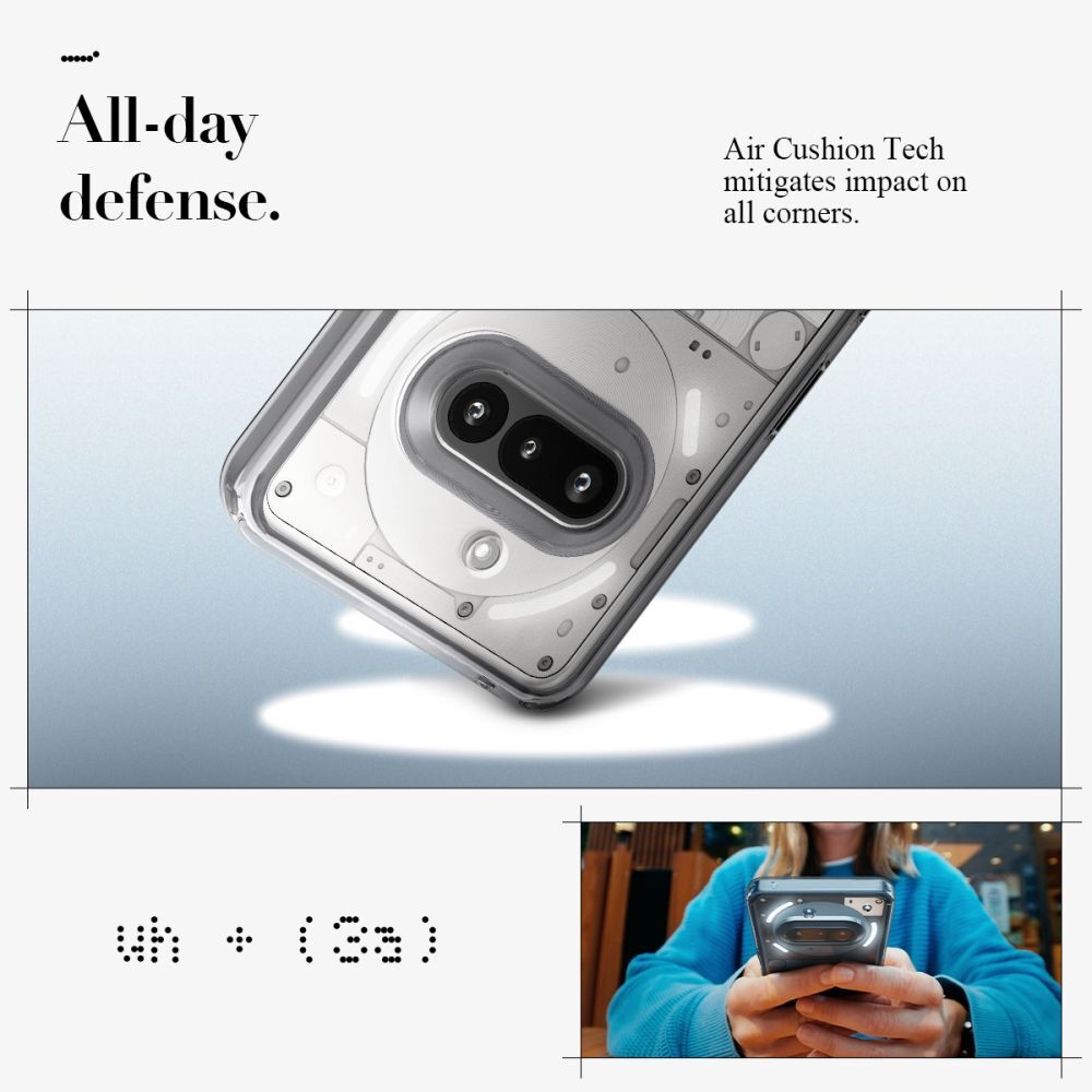 Husa Nothing Phone (3a) Spigen Ultra Hybrid, gri
