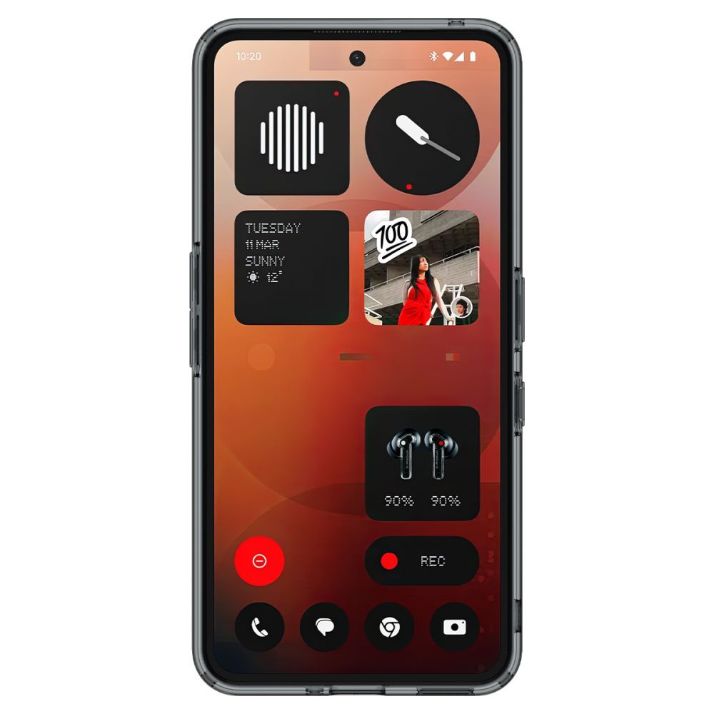 Husa Nothing Phone (3a) Spigen Ultra Hybrid, gri