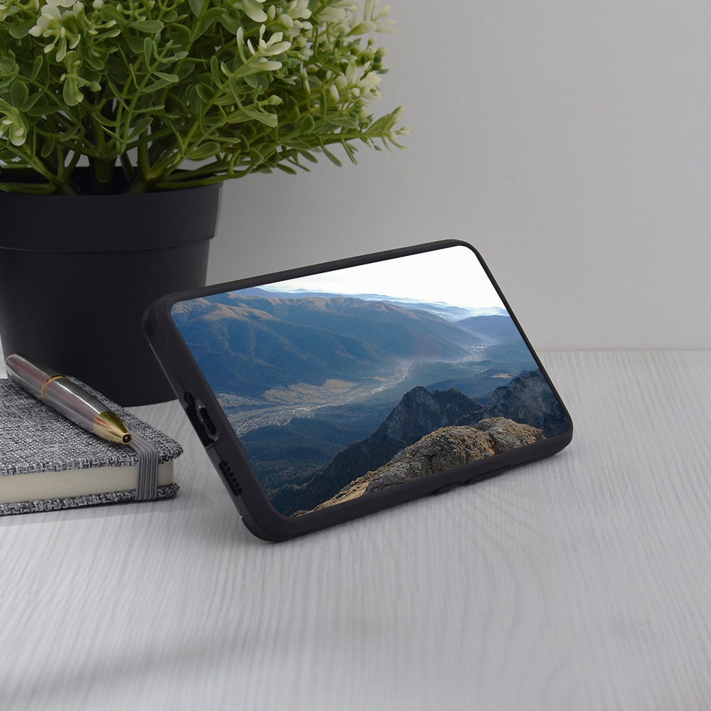 Husa pentru Xiaomi Poco F8 Ultra Daden® Glinth, Suport Inel, Antisoc, Calitate Premium, Fumuriu cu Margini Negre