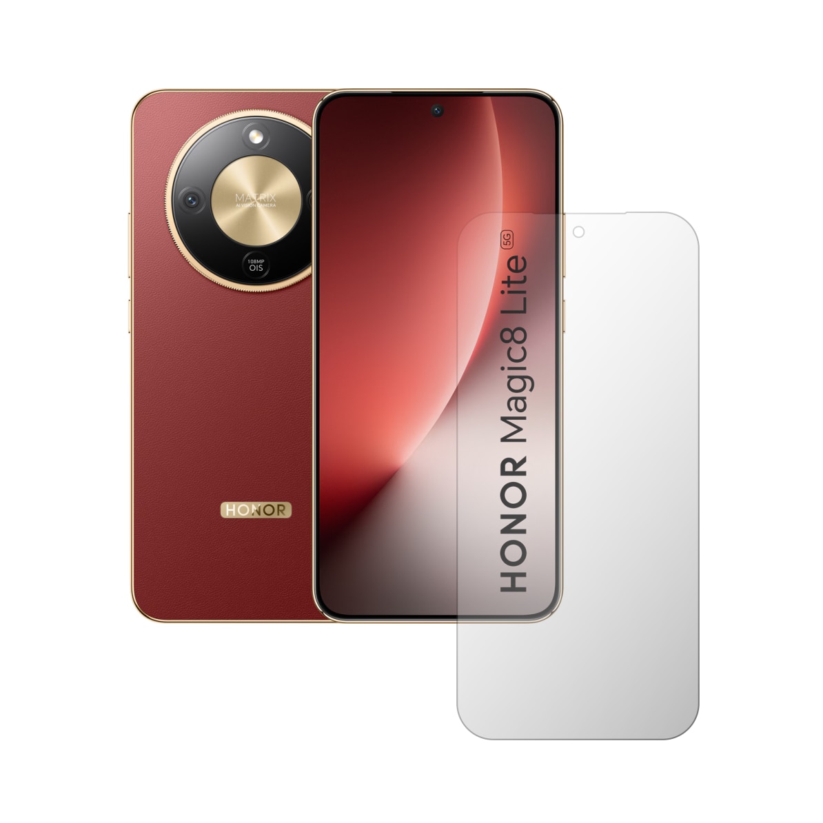 Folie Protectie Ecran iSkinz HD pentru Honor Magic8 Lite - Full Display, Siliconica Transparenta, Adeziva si Flexibila