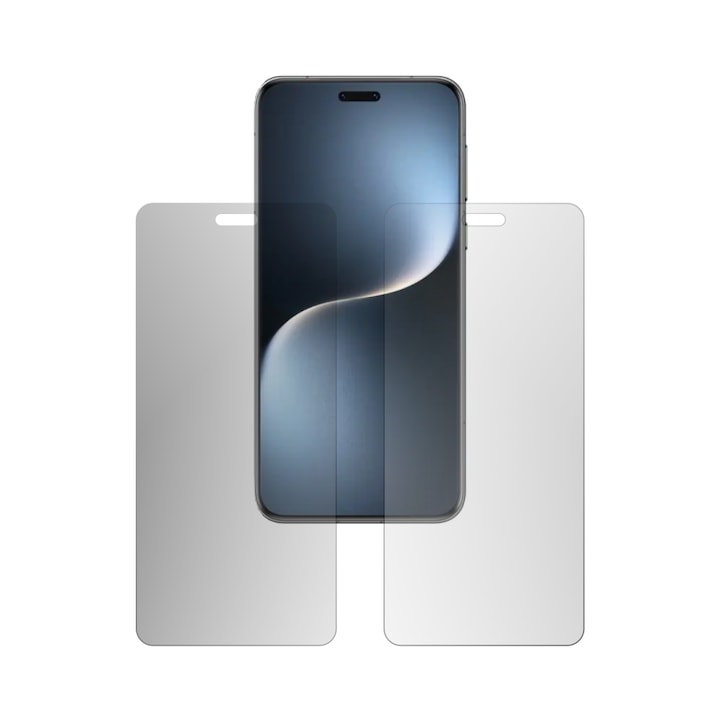 Set 2X Folie Protectie Ecran iSkinz Matte pentru Honor Magic8 Pro - Full Cut, Invisible Skinz Matte, Siliconica Mata Anti-Amprenta, Anti-Reflex, Adeziva si Flexibila