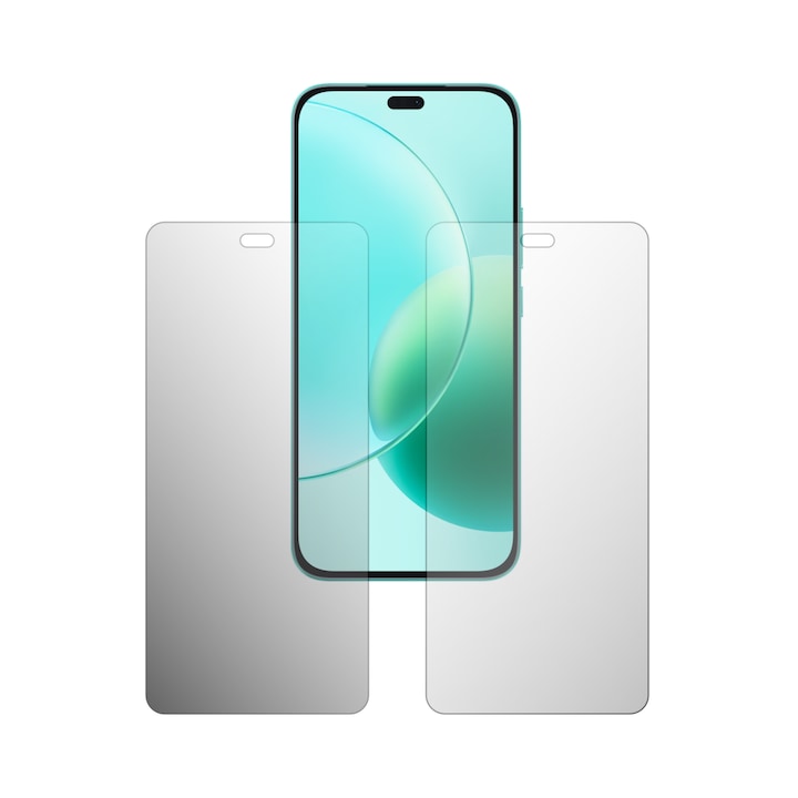 Set 2X Folie Protectie Ecran iSkinz pentru Honor 400 Lite - Full Cut, Invisible Skinz HD, Siliconica Ultra-Clear cu Acoperire Totala, Adeziva si Flexibila