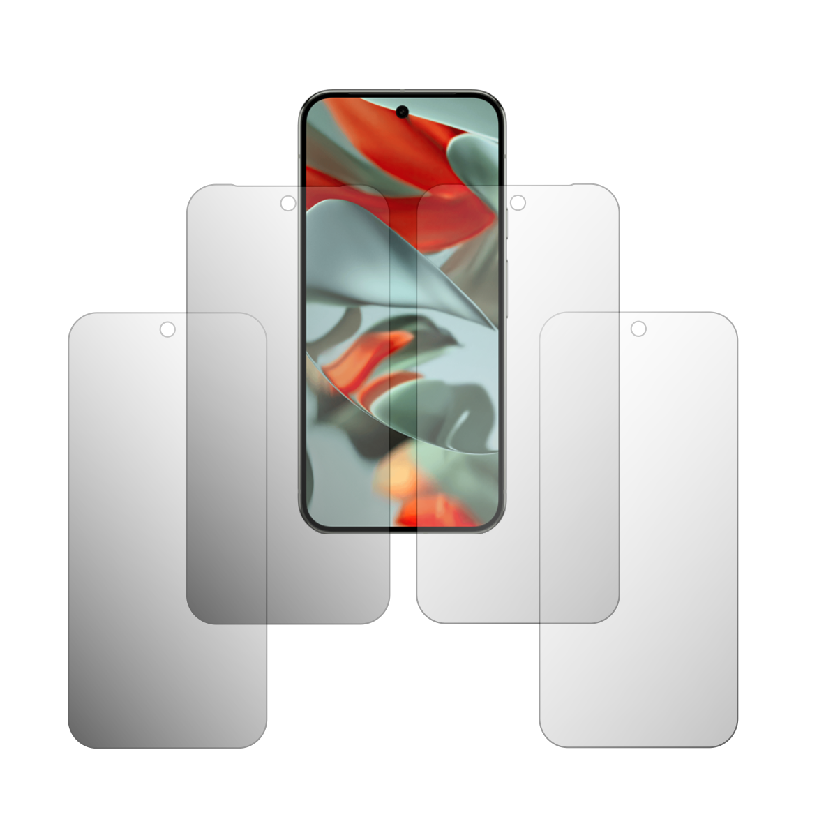 Set 4X Folie Protectie Ecran Folie24, pentru Google Pixel 9 Pro XL, 2X Ultra-Clear + 2X Mate, Acoperire Full-Display si Case-Friendly, Adezive, Flexibile cu Auto Regenerare
