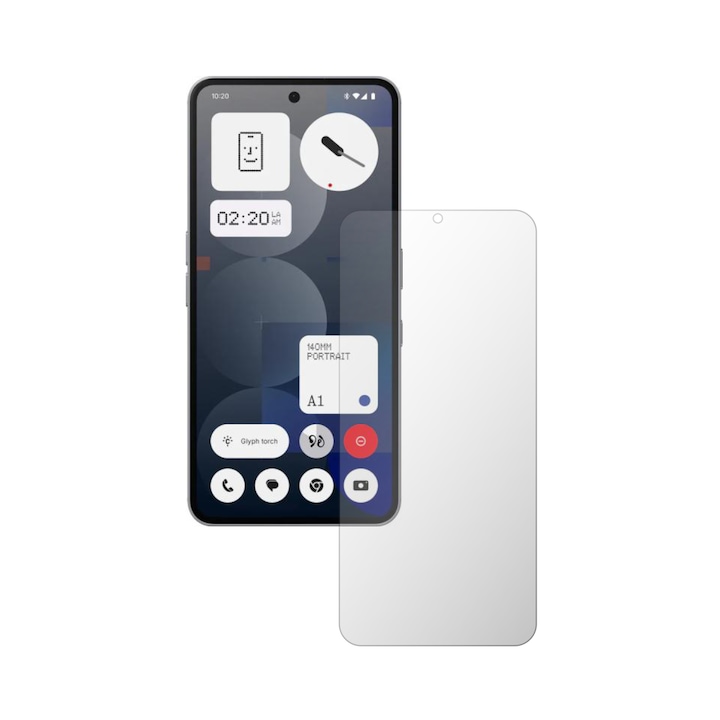 Folie Protectie Ecran Folie24, pentru Nothing Phone 3a Pro, 1X Mata, Acoperire Case-Friendly ( Compatibile cu Carcasa ), Adeziva, Flexibila cu Auto Regenerare