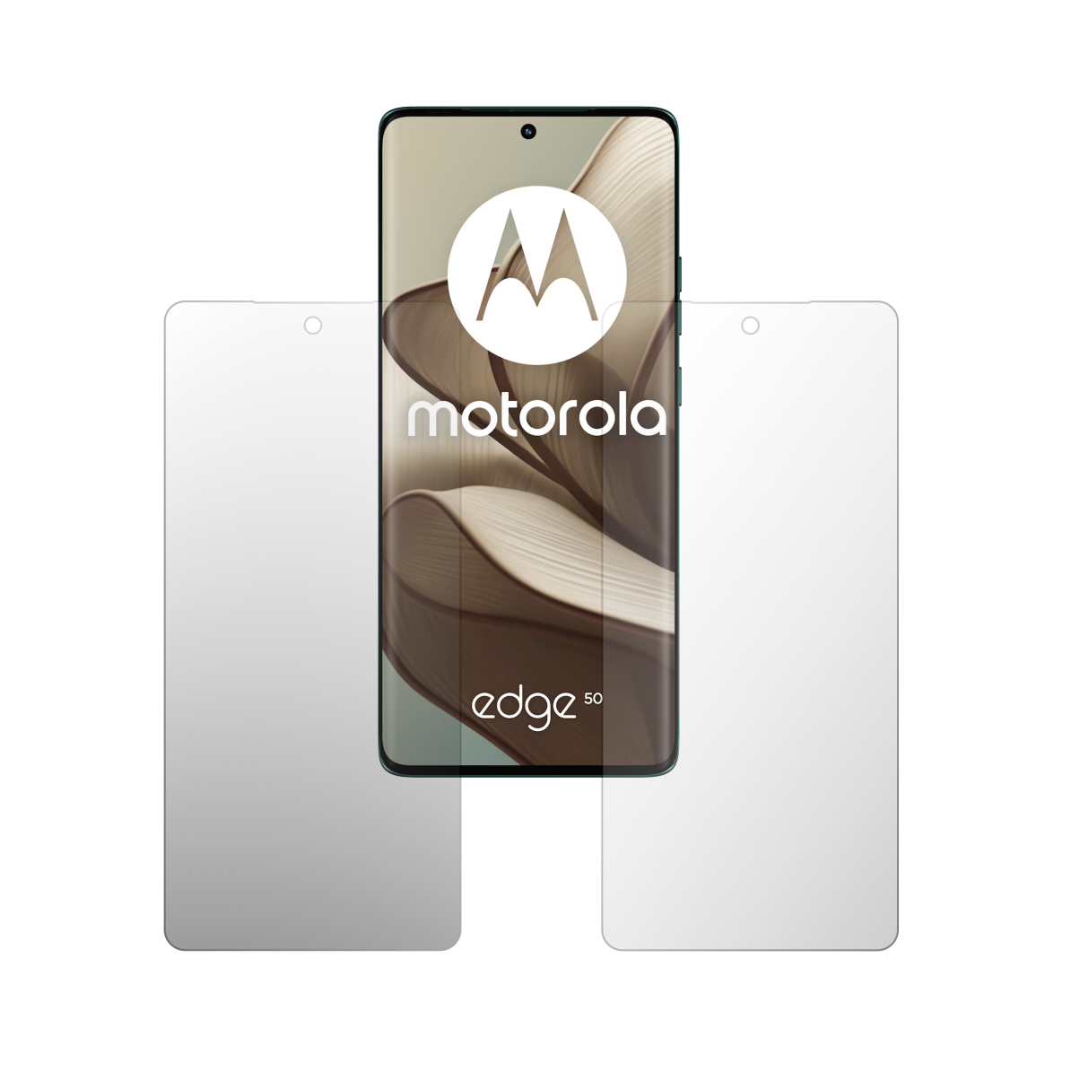 Set 2X Folie Protectie Ecran Folie24, pentru Motorola Edge 50, 1X Ultra-Clear + 1X Mata, Acoperire Case-Friendly ( Compatibile cu Carcasa ), Adezive, Flexibile cu Auto Regenerare