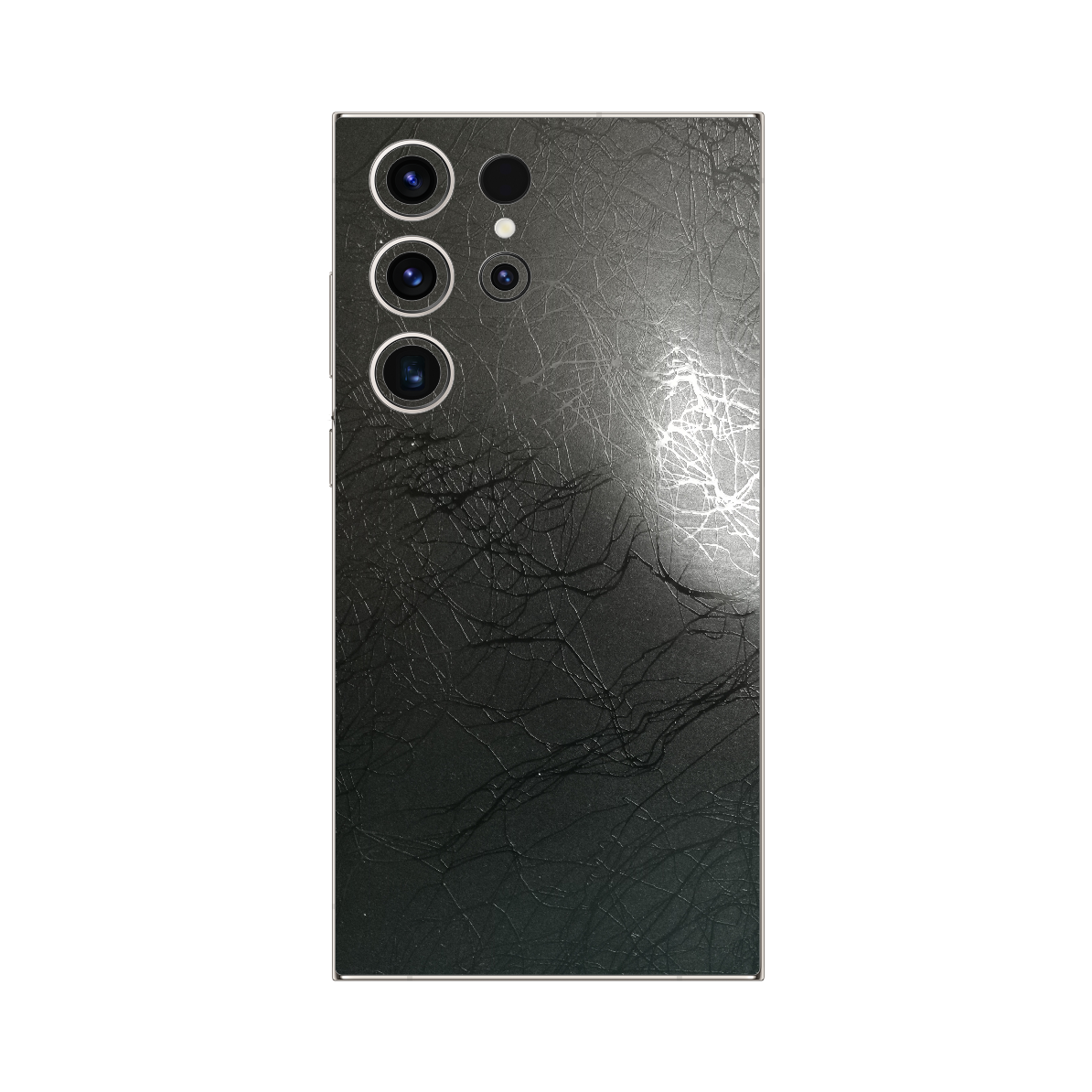 Folie iSkinz pentru Samsung Galaxy S23 Ultra 5G - Cocoon Black 360 Cut, Skin Adeziv Full Body Cover, Protectie Carcasa Spate si Laterale