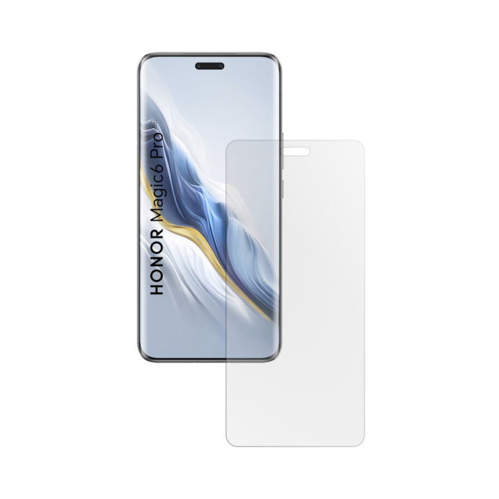 Set 2X Folie Protectie Ecran iSkinz Matte pentru Honor Magic6 Pro - Case friendly, Invisible Skinz Matte, Siliconica Mata Anti-Amprenta, Anti-Reflex, Adeziva si Flexibila