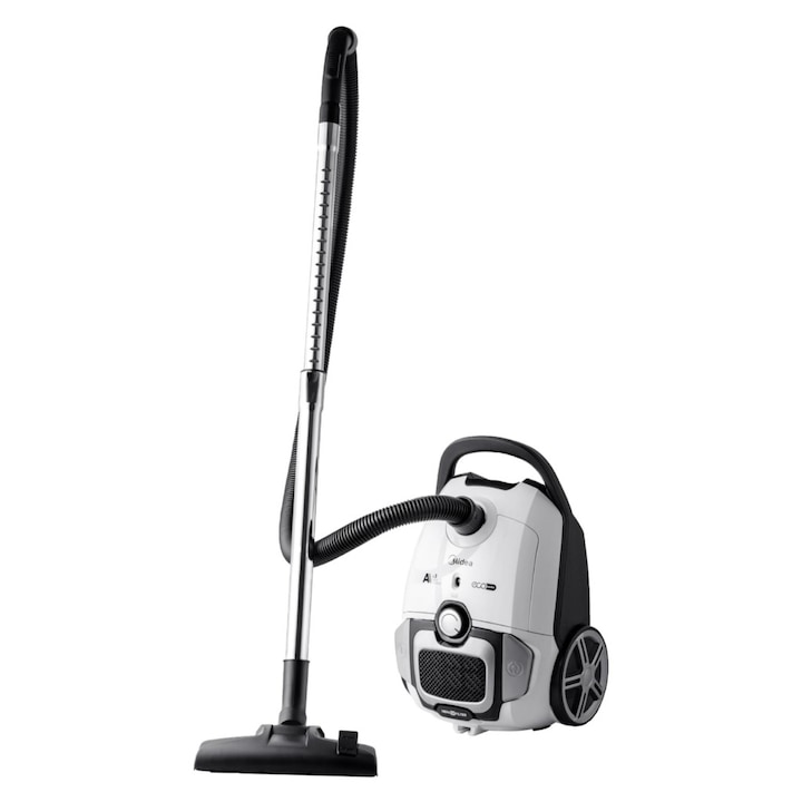 Aspirator cu sac MIDEA B7 MBC1780WB, 800 W, sac de praf de 3 litri, filtru HEPA12 lavabil, cablu de alimentare de 5 m