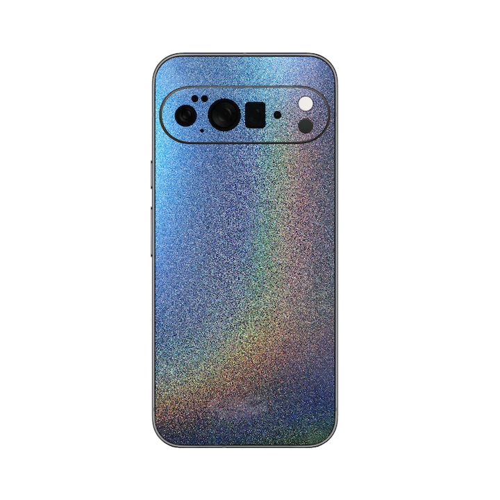 Folie iSkinz pentru Google Pixel 10 Pro - Cameleon Color Shift Intergalactic Blue, Split Cut, Skin Adeziv Cover, Protectie pentru Carcasa Spate si Laterale
