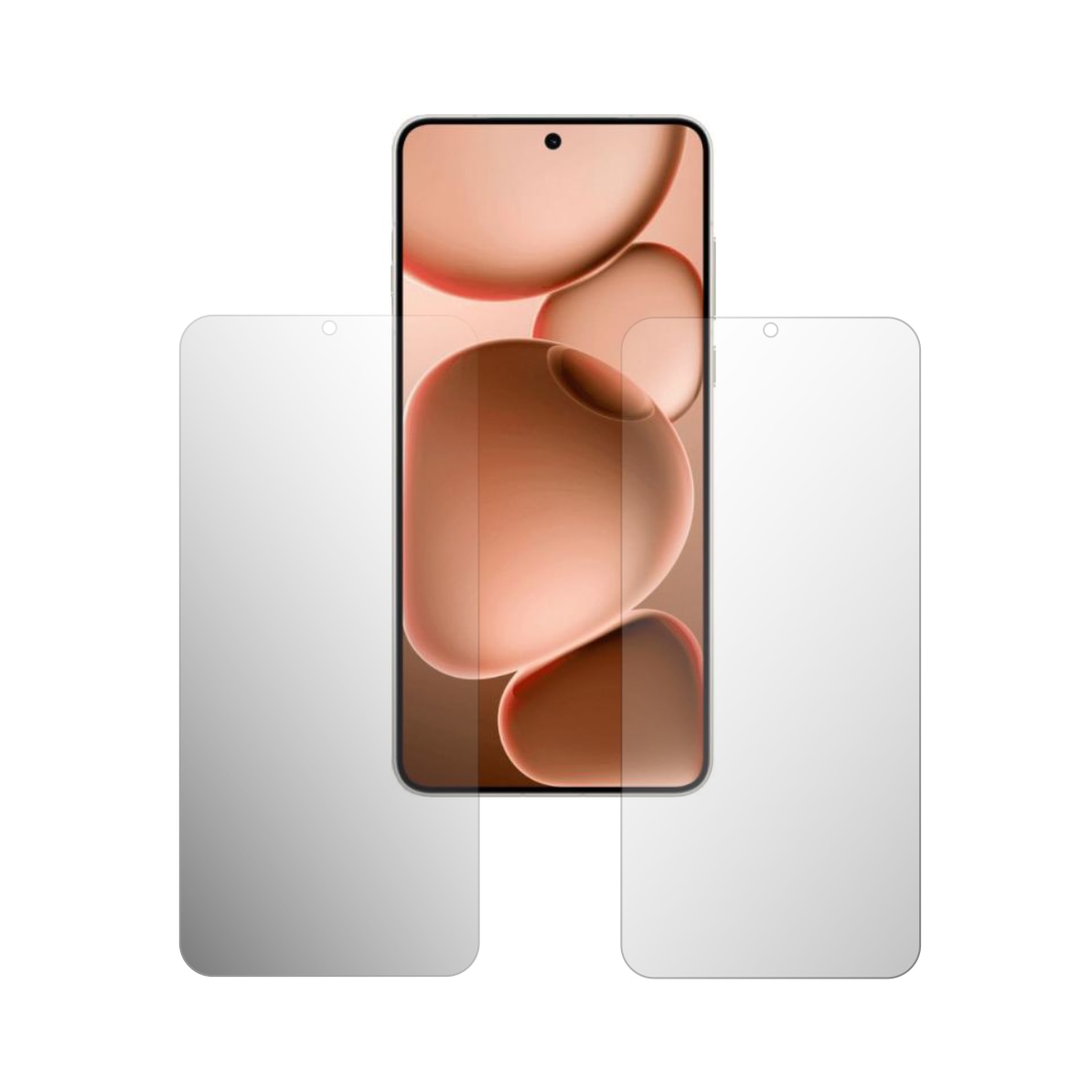 Set 2X Folie Protectie Ecran Folie24, pentru Oppo Find X8 Ultra, 1X Ultra-Clear + 1X Mata, Acoperire Totala Full-Display, Adezive, Flexibile cu Auto Regenerare