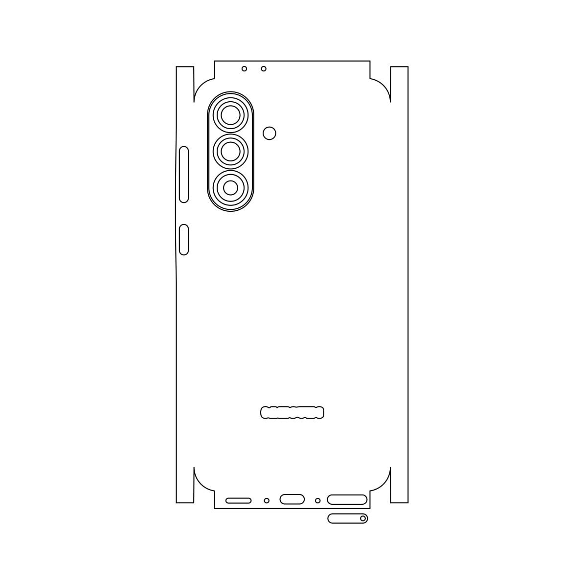 Folie iSkinz pentru Samsung Galaxy A56 - Carbon Auriu, 360 Cut, Skin Adeziv, Protectie Carcasa Spate si Laterale