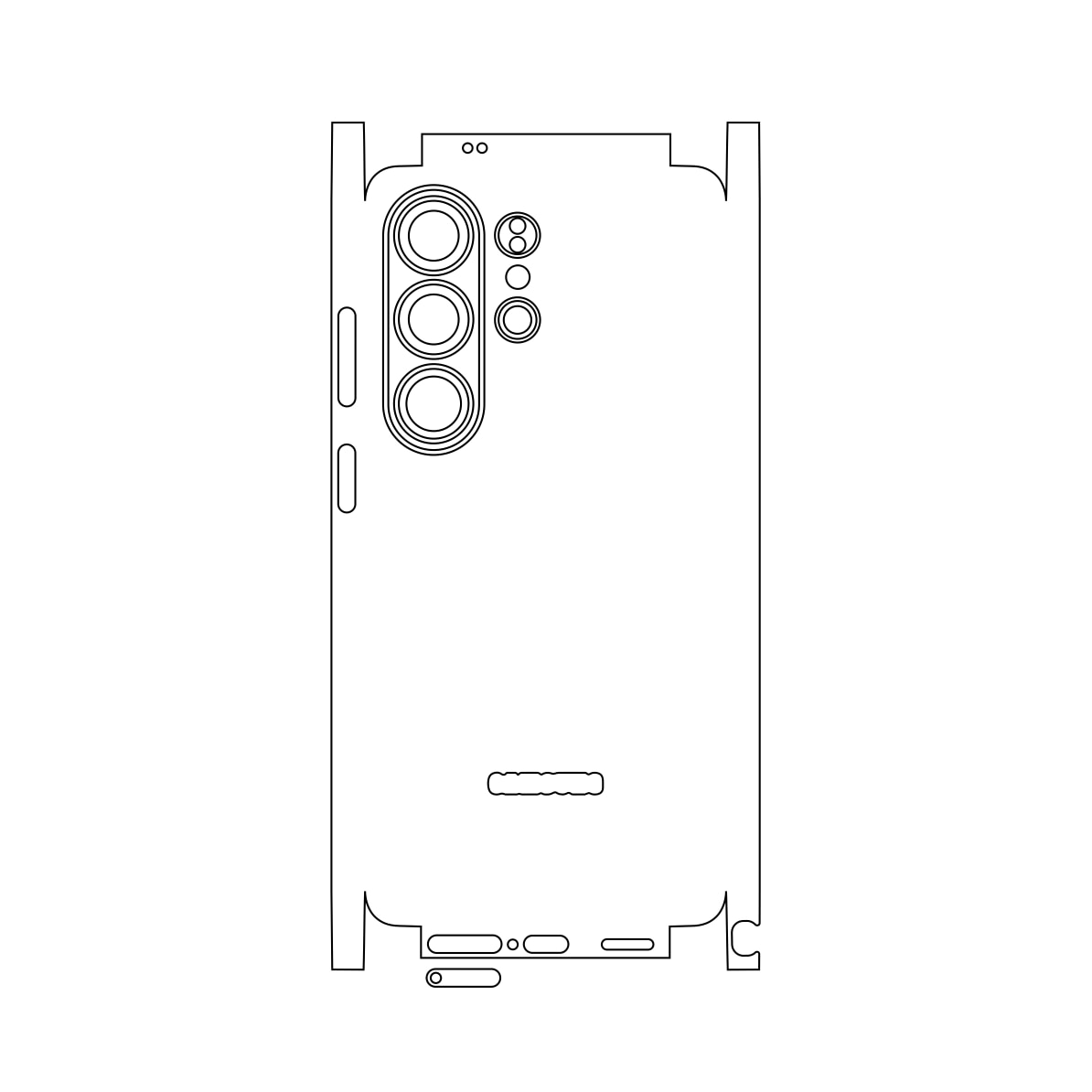 Folie iSkinz pentru Samsung Galaxy S26 Ultra - Carbon Alb, 360 Cut, Skin Adeziv, Protectie Carcasa Spate si Laterale