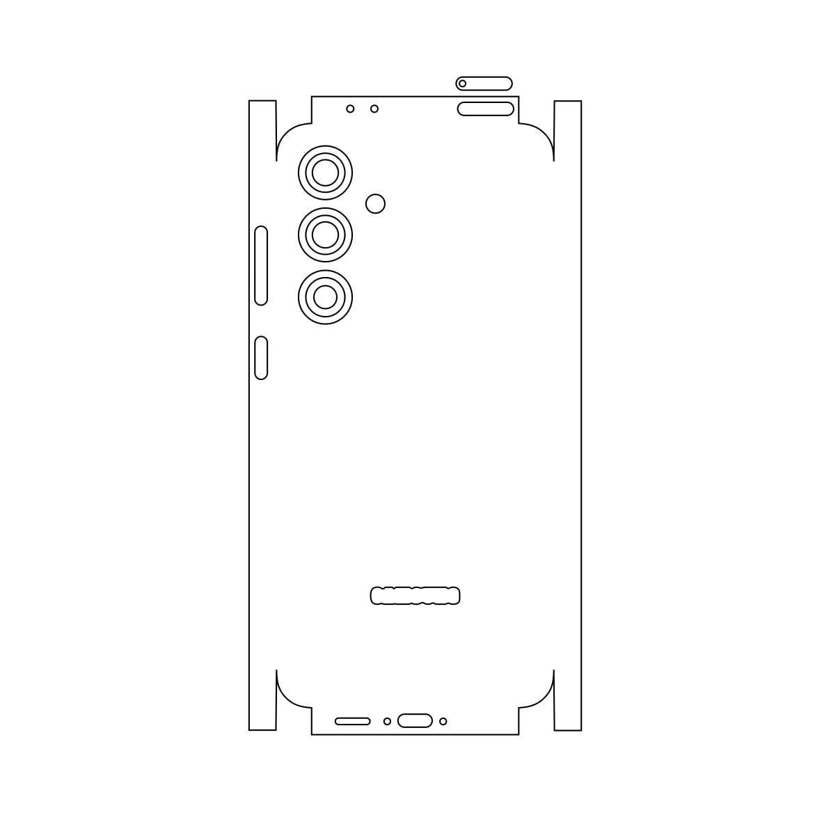 Folie iSkinz pentru Samsung Galaxy S25 FE - Tangerine Dream, 360 Cut, Skin Adeziv, Protectie Carcasa Spate si Laterale