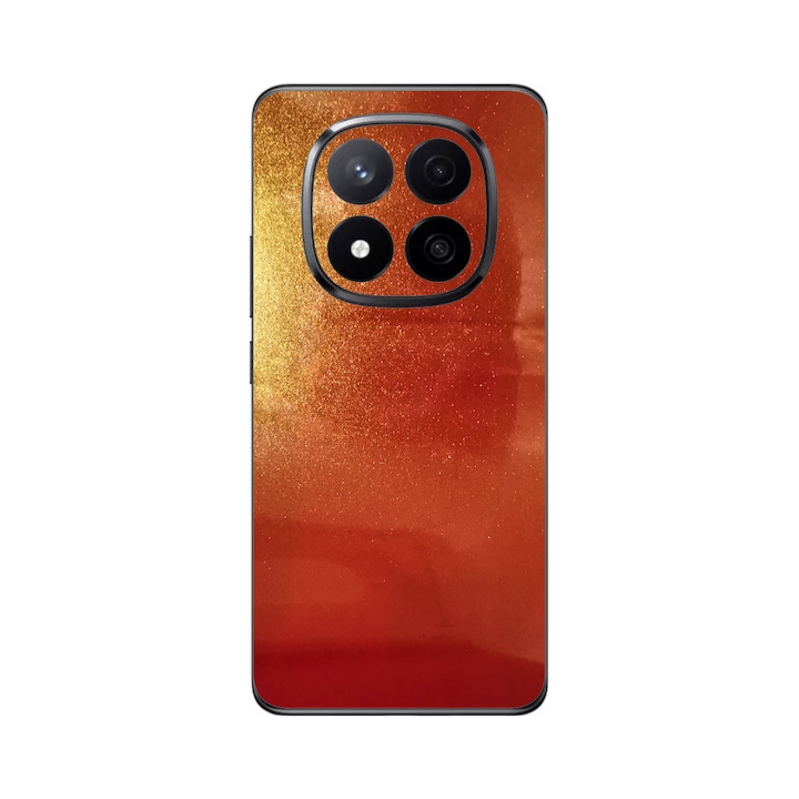 Folie iSkinz pentru Xiaomi Redmi Note 14 Pro - Cameleon Color Shift Sunset, 360 Cut, Skin Adeziv Full Cover, Protectie Carcasa Spate si Laterale