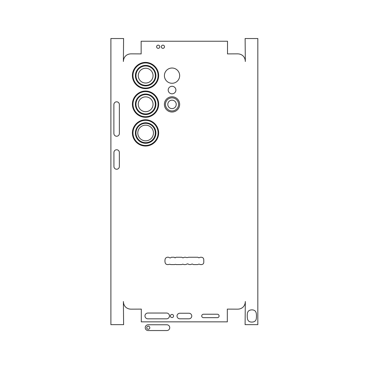 Folie iSkinz pentru Samsung Galaxy S25 Ultra - Honeycomb Argintiu Silver, 360 Cut, Skin Adeziv Full Cover, Protectie Carcasa Spate si Laterale