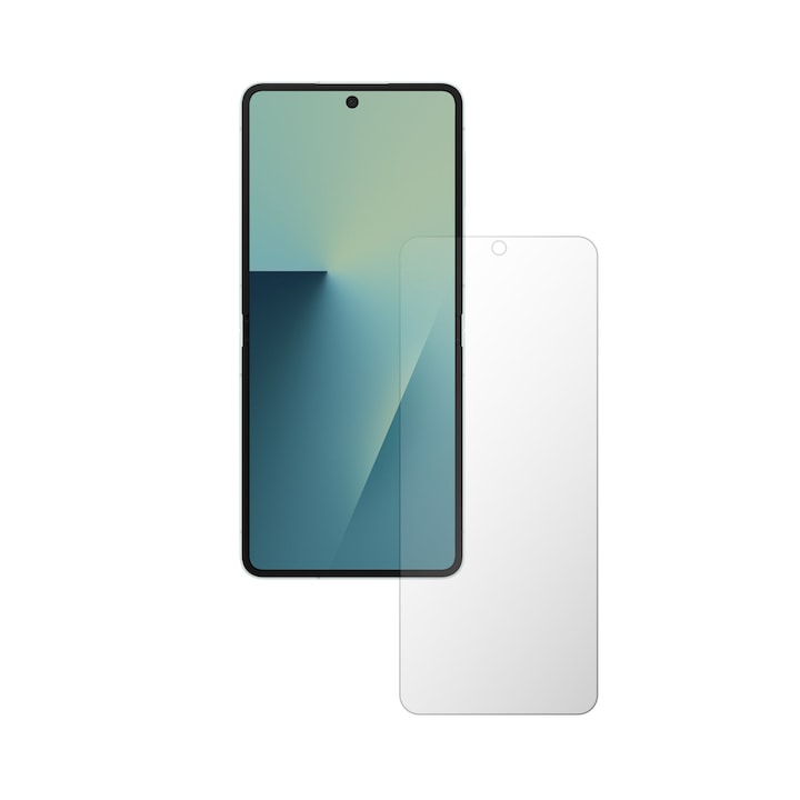 Folie Ecran Interna iSkinz AutoRegeneranta pentru Samsung Galaxy Z Flip7 - Full Cut, Invisible UHD, Siliconica Ultra-Clear cu Acoperire Totala, Full Display, Adeziva si Flexibila