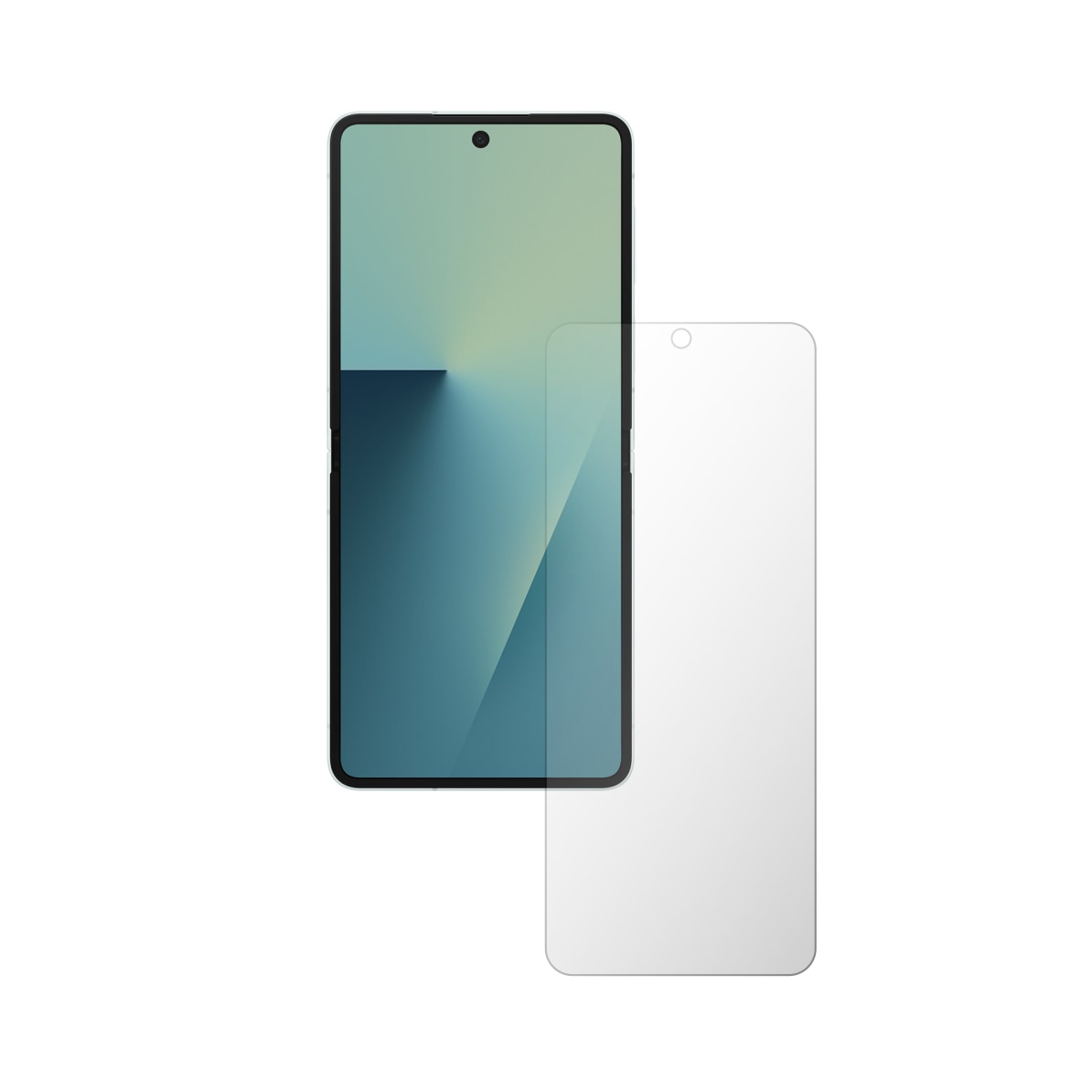 Folie Ecran Interna iSkinz AutoRegeneranta pentru Samsung Galaxy Z Flip7 - Full Cut, Invisible UHD, Siliconica Ultra-Clear cu Acoperire Totala, Full Display, Adeziva si Flexibila