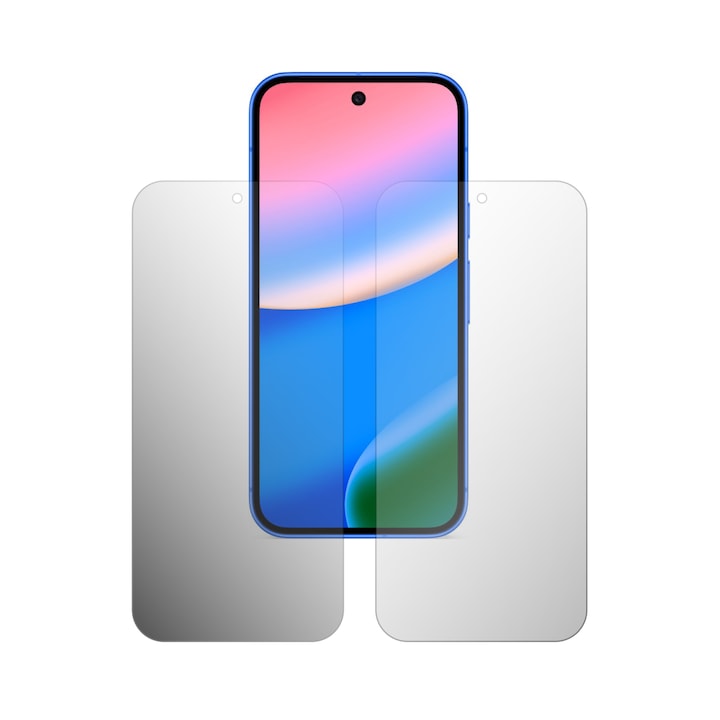 Set 2X Folie Protectie Ecran iSkinz HD pentru Google Pixel 10 - Case friendly, Siliconica Compatibila cu Carcasa, Adeziva si Flexibila