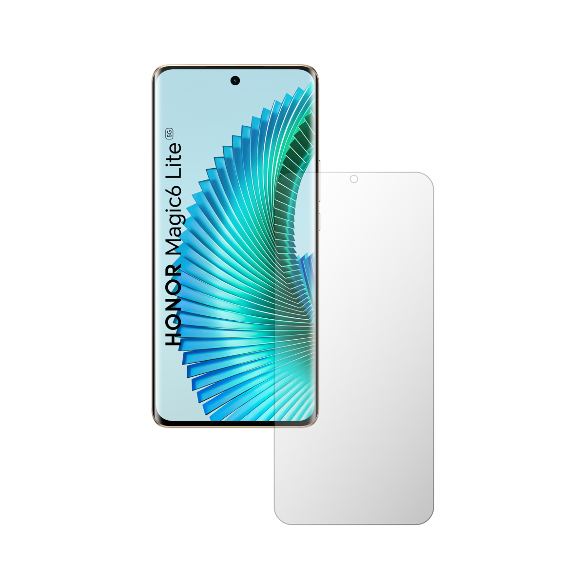 Set 2X Folie Protectie Ecran iSkinz pentru Honor Magic6 Lite - Full Cut, Invisible Skinz HD, Siliconica Ultra-Clear cu Acoperire Totala, Adeziva si Flexibila