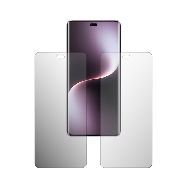 Set 2X Folie Protectie Ecran iSkinz Matte pentru Honor Magic7 Lite - Case friendly, Invisible Skinz Matte, Siliconica Mata Anti-Amprenta, Anti-Reflex, Adeziva si Flexibila