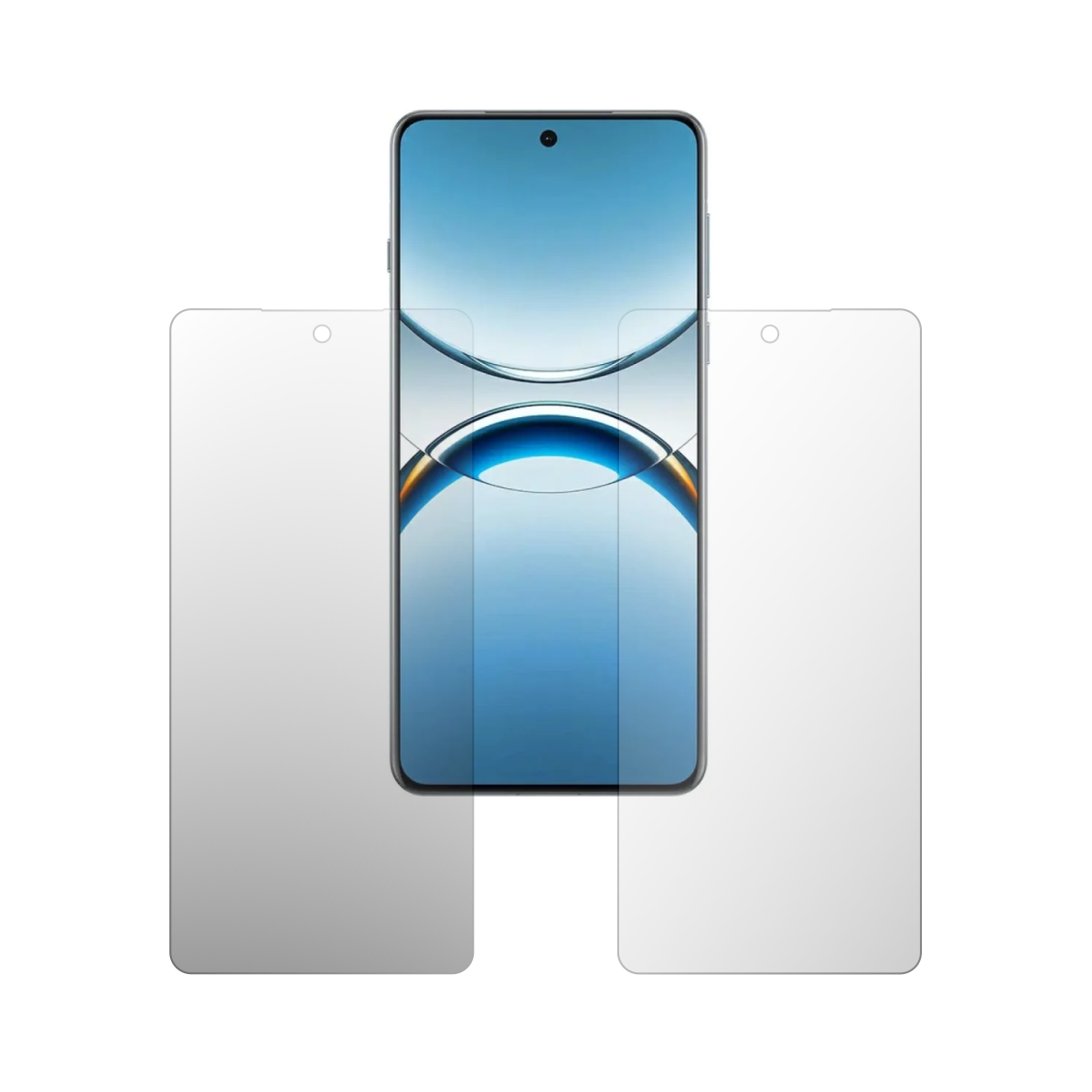 Set 2X Folie Protectie Ecran Folie24, pentru Oppo Find X8 Pro, 1X Ultra-Clear + 1X Mata, Acoperire Totala Full-Display, Adezive, Flexibile cu Auto Regenerare